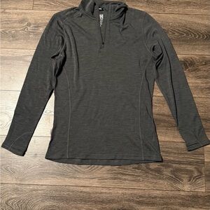 Men's Gray Quarter-Zip Pullover